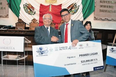 Gana contador concurso de oratoria de EL UNIVERSAL