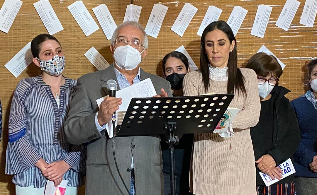  Francisco Robles y Marina Moguel Robles  explicaron que la estrategia se realiza en colaboración con organizaciones civiles. Foto: Berenice Fregoso / EL UNIVERSAL