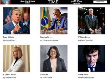 Milei, una de las 100 personas más influyentes de 2024, según Time