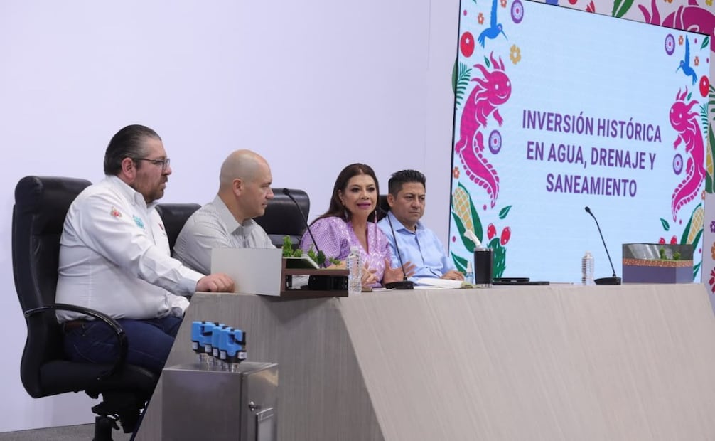 Brugada revela inversión de 7 mil mdp para obras de agua, drenaje y saneamiento en CDMX; construirán 10 mil metros de colectores de drenaje.
Foto: Especial.