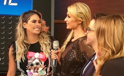 Critican a Galilea Montijo por su pronunciación en inglés junto a Paris Hilton