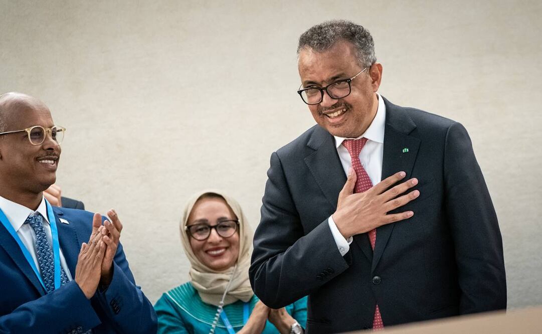 Reeligen a Tedros al frente de la OMS