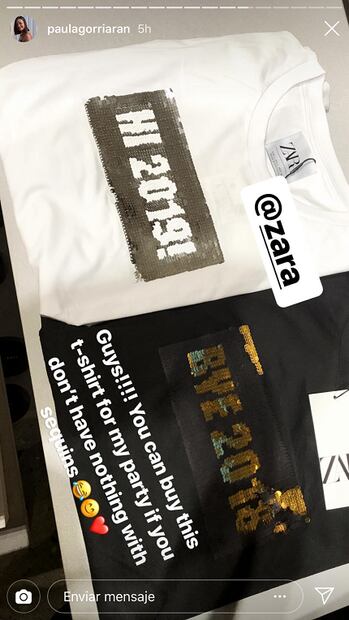 Esta es la playera de Zara que debes usar durante Año Nuevo