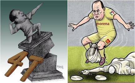 Cuauhtémoc Blanco suma dos días con cartones sobre evasión de desafuero; de Kemchs a El Fisgón