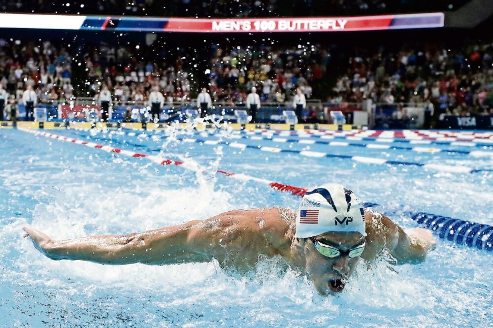 La organización del selectivo de natación de EU, impecable (ROB SCHUMACHER. USA TODAY SPORTS)