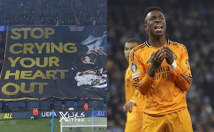 Vinicius es víctima de burlas por parte de la afición del Manchester City; “deja de llorar”
