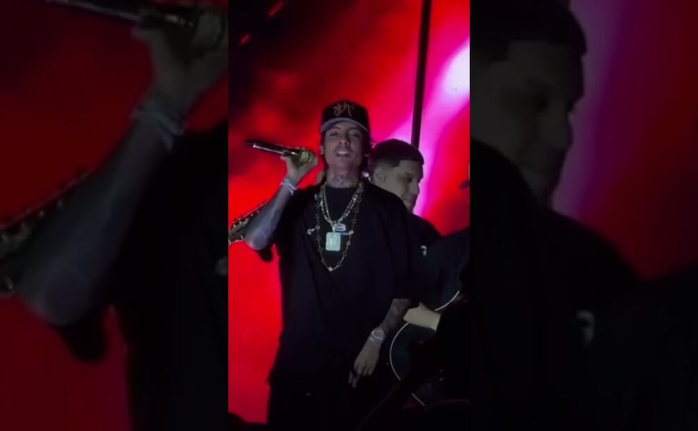 Natanael Cano Muestra Apoyo a Claudia Sheinbaum en Concierto.
Foto: Captura de pantalla y Youtube