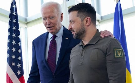 Difunden imágenes de Biden y Zelensky en el G7; prevén reunión más tarde