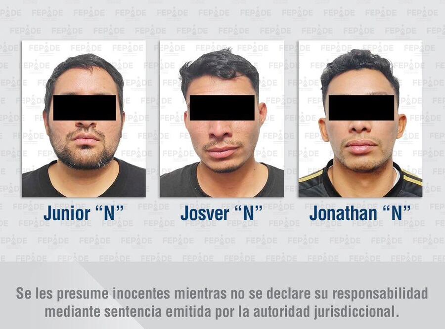 3 venezolanos detenidos por presuntos delitos durante la veda electoral. Foto: Especial