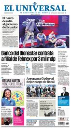 Portada impresa del 10 de enero del 2024