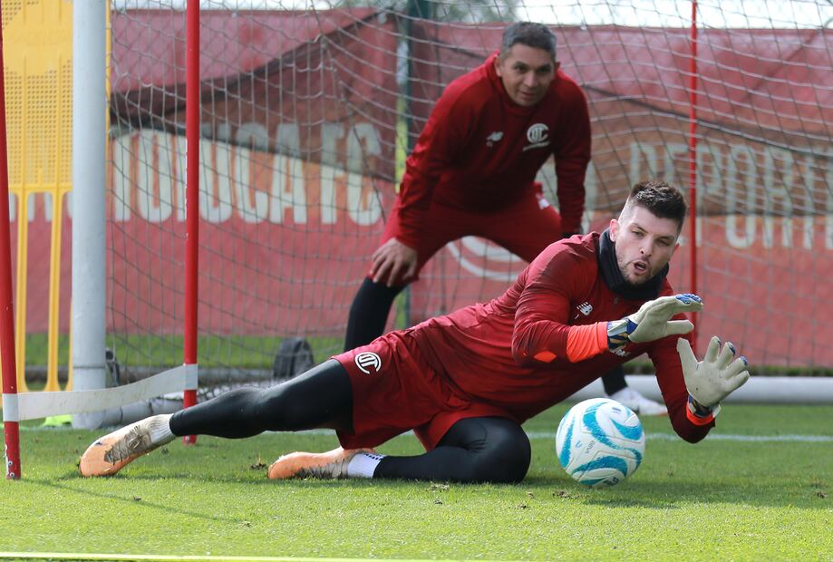 Tiago Volpi en entrenamiento - Foto: Toluca