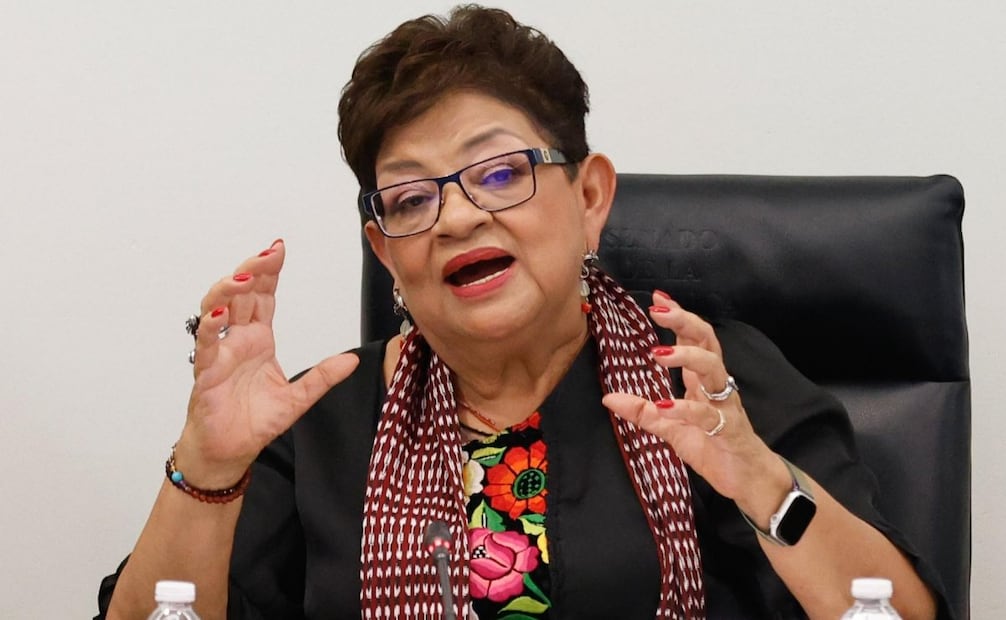 Ernestina Godoy se reúne con la Comisión de Justicia del Senado; analizarán el Plan de Procuración de Justicia 2026-2029.
FOTO: DIEGO SIMÓN SÁNCHEZ