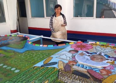 Celebran la Candelaria con pintura monumental de Niñopa en Xochimilco