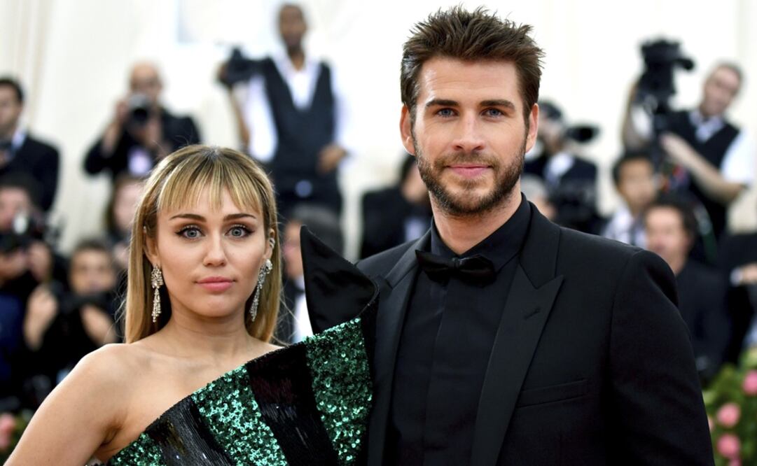 Miley Cyrus y Liam Hemsworth llegaron al altar hace 8 meses. Foto: Archivo