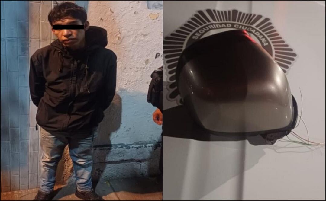 Delincuente de 24 años identificado como Iván “N”. Foto: Especial