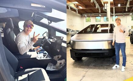 Jaime Munguía presume su nuevo Tesla Cybertruck con un costo de muchos millones de pesos