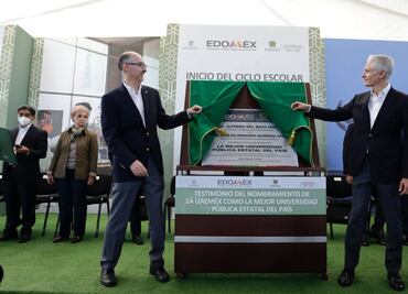 Del Mazo reconoce a la UAEMex por su nombramiento como la mejor universidad pública estatal