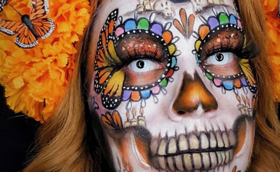 Siguiendo estos pasos podrás retirar tu maquillaje de catrina sin resecar tu piel. Foto: Instagram @victoriastefanfx