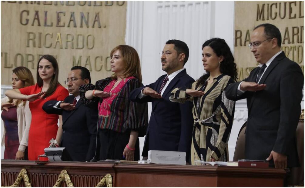 Martí Batres en el Congreso de la CDMX. Foto: Carlos Mejía/ EL UNIVERSAL