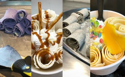 Conoce la nueva tendencia en helados: a la plancha