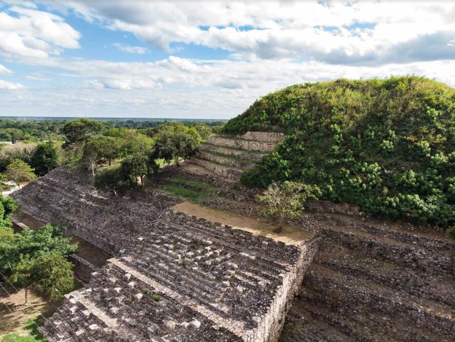 Imagen ilustrativa de la Pirámide Chaltún Ha, ubicada en Yucatán. Foto: INAH