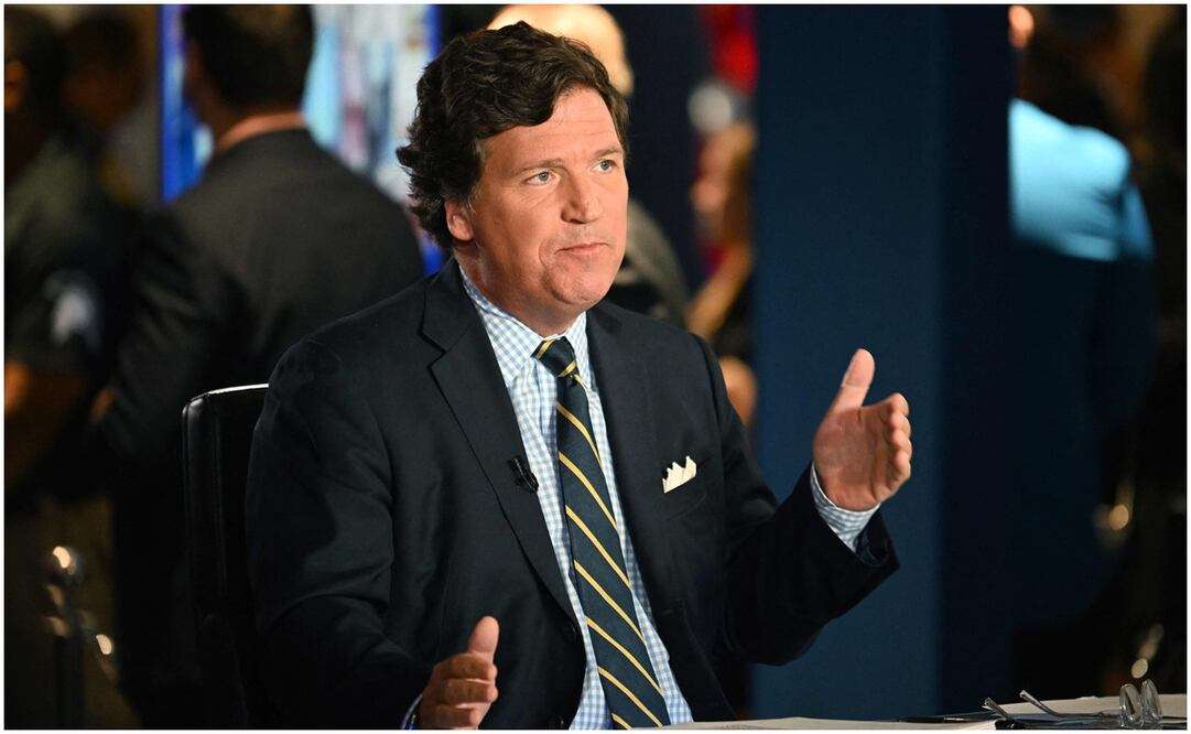 Tucker Carlson se va de Fox News. Foto: AFP
