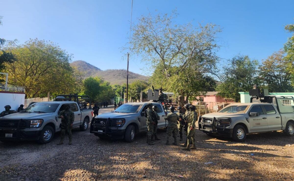Operativo en finca ligada a “El Mayo” Zambada; fuerzas federales detienen a un hombre en Sinaloa. Foto: Especial