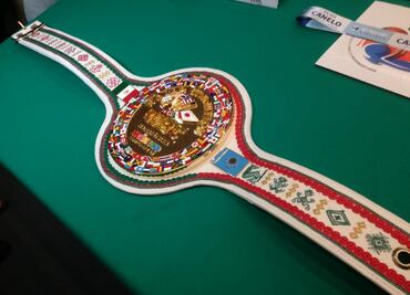 Fue presentado el cinturón que recibirá el ganador entre "Canelo" y Golovkin