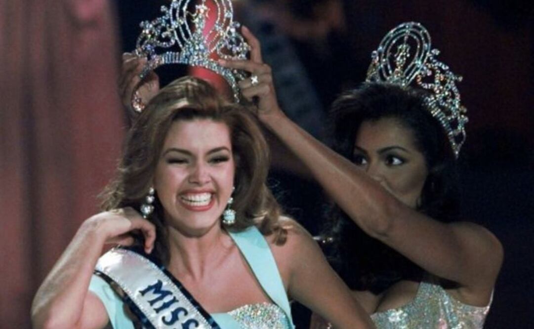 Alicia Machado fue coronada como Miss Universo en 1996. Fuente: Instagram @coronadasvenezuela