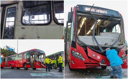 Unidad del Metrobús y RTP chocan en avenida Chapultepec; reportan personas lesionadas