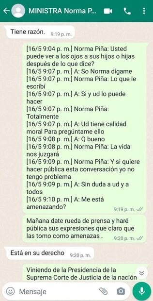 Alejandro Armenta expone a ministra Norma Piña