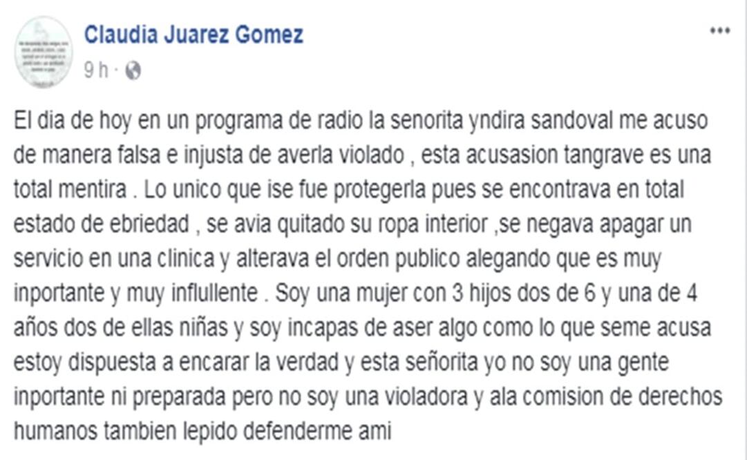 Foto: tomada de Facebook