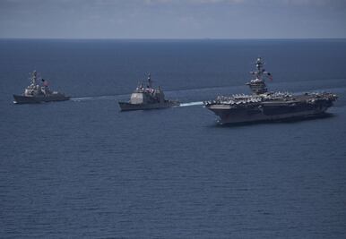 Corea del Norte amenaza con hundir "de un solo golpe" portaviones de EU