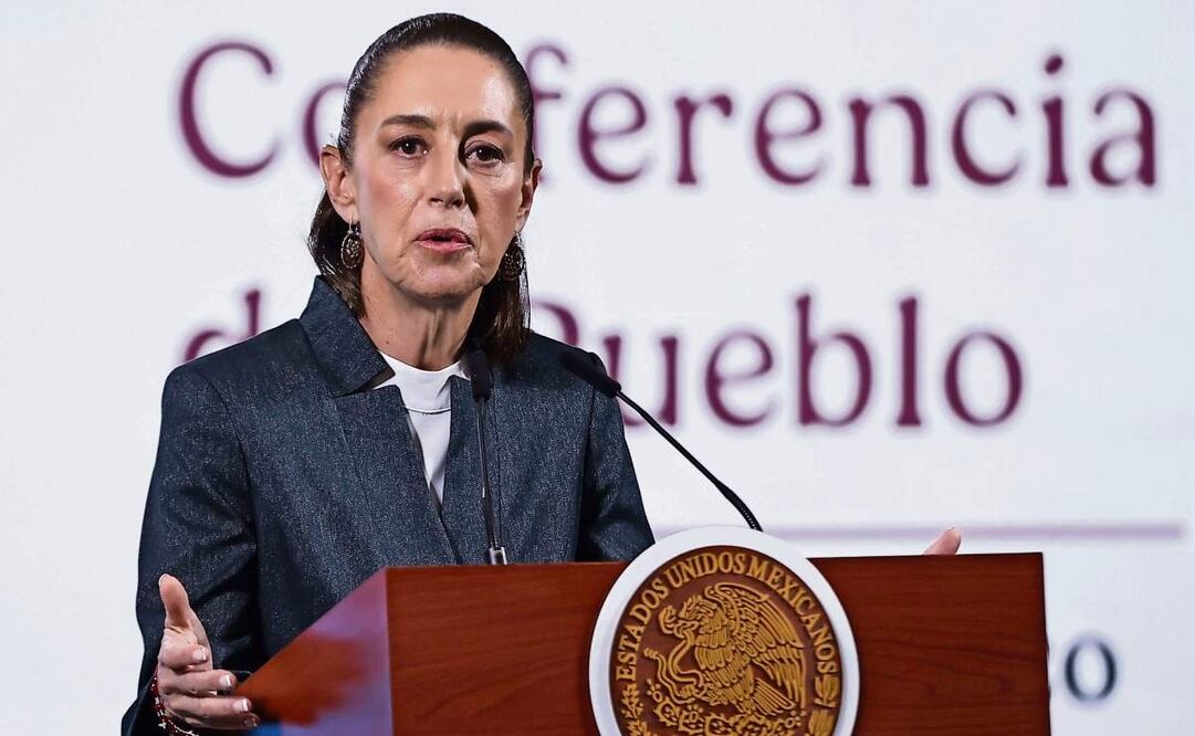 La presidenta Claudia Sheinbaum aseguró que la aplicación de los aranceles es una decisión que depende del gobierno de Donald Trump. (04/03/2025) Foto: Berenice Fregoso | El Universal