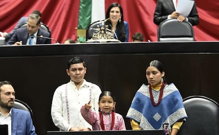 VIDEO: "Yo soy mi lengua, no dejemos que el silencio borre nuestra historia"; niña mazahua da mensaje en San Lázaro