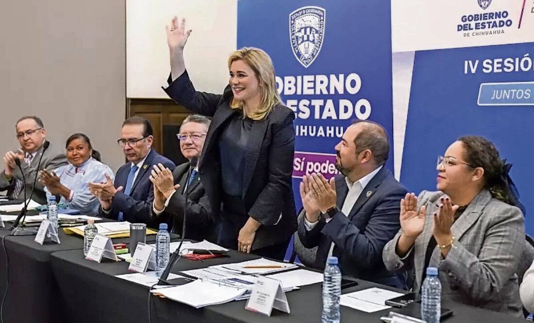 La gobernadora María Eugenia Campos se reunió con integrantes del Consejo Estatal Hídrico para buscar soluciones a la falta de lluvias. Foto: Especial