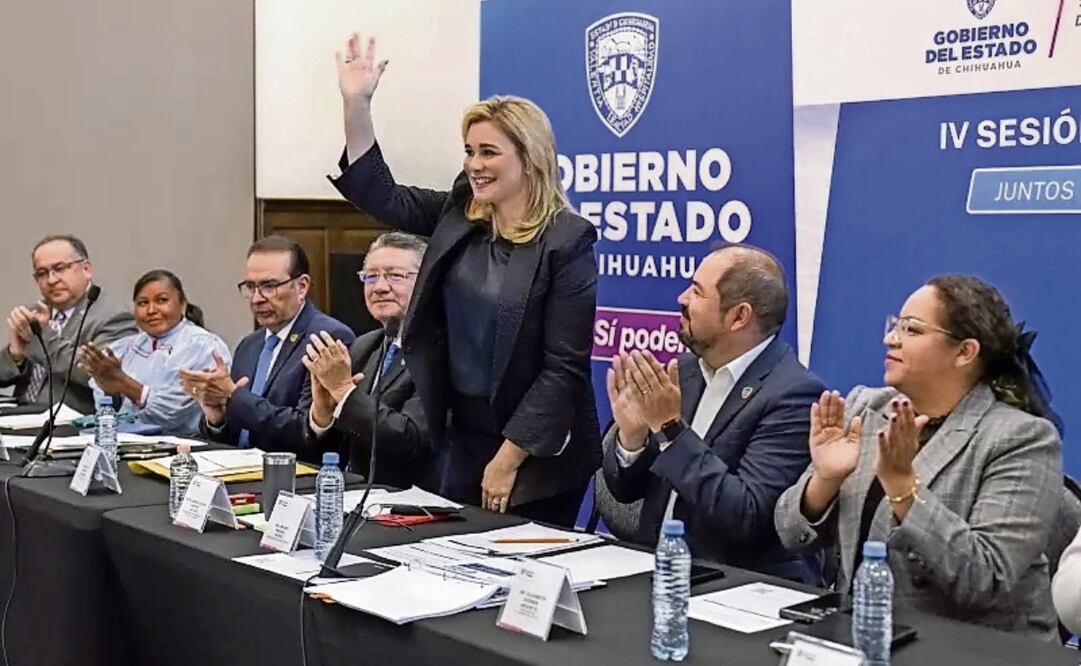 La gobernadora María Eugenia Campos se reunió con integrantes del Consejo Estatal Hídrico para buscar soluciones a la falta de lluvias. Foto: Especial