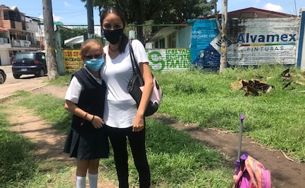“Es padre volver a la escuela”, dice Fernanda luego de regresar a clases en Guanajuato
