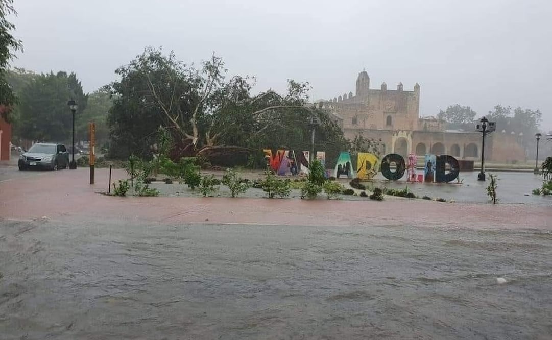 La tormenta tropical está generando lluvias importantes en Yucatán, Quintana Roo y Campeche algo que se espera continúe en los próximos días. Foto: Especial