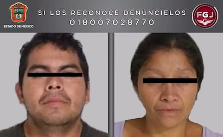 Detienen en Edomex a pareja presuntamente relacionada con 10 feminicidios 