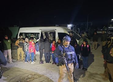 Elementos del ejército rescatan a 61 migrantes en Reynosa, Tamaulipas