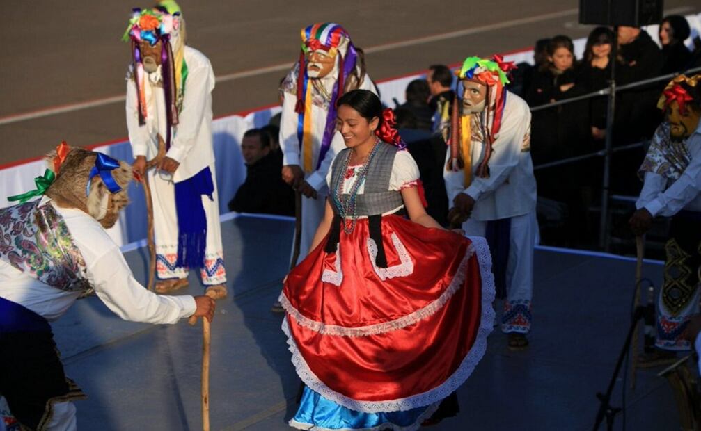 Danza de los viejitos. Foto: Twitter ‏@secult_mich  