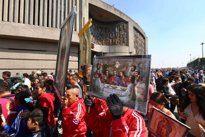 Cientos de peregrinos continúan arribando a la Basílica de Guadalupe; algunos han tardado hasta 3 días en llegar