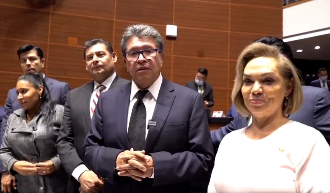 El senador Monreal apuntó: "vamos a trabajar mucho por México, tenemos una agenda legislativa muy prolija". Foto: @RicardoMonrealA