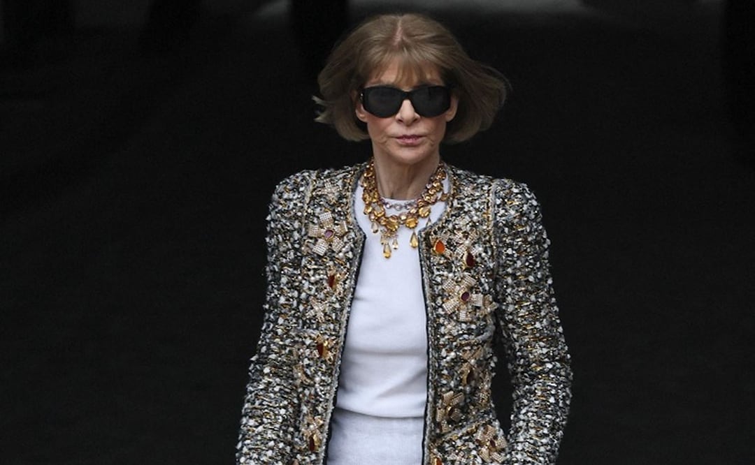 Anna Wintour en Paris Fashion Week en marzo de este año. Foto: Kiran Ridley / AFP