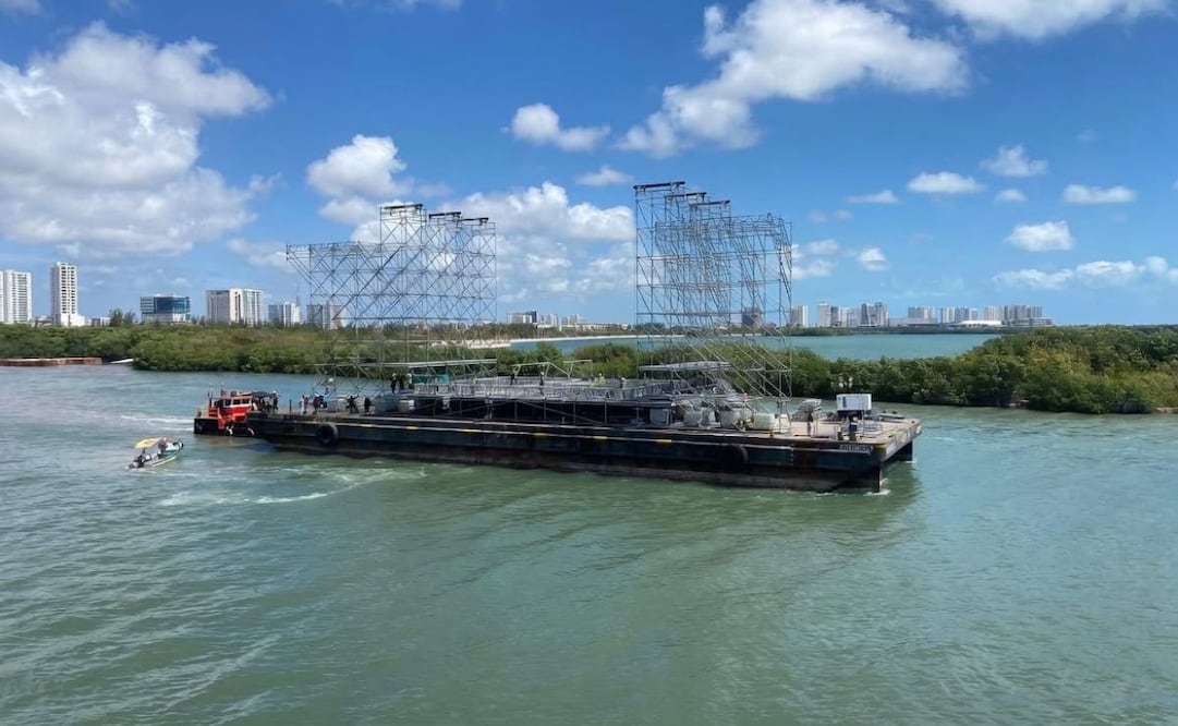 Para la inauguración del Puente Vehicular Nichupté en Cancún, se ofrecerá un concierto gratuito con el grupo Morat sobre el propio Sistema Lagunar. | Foto: Especial.