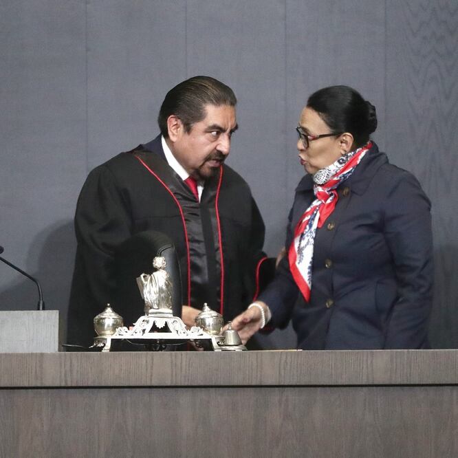 Trabajo. El magistrado Álvaro Augusto Pérez destacó las acciones para avanzar en la elaboración de sentencias en casos de feminicidio, trata y tortura. ALEJANDRA LEYVA. EL UNIVERSAL