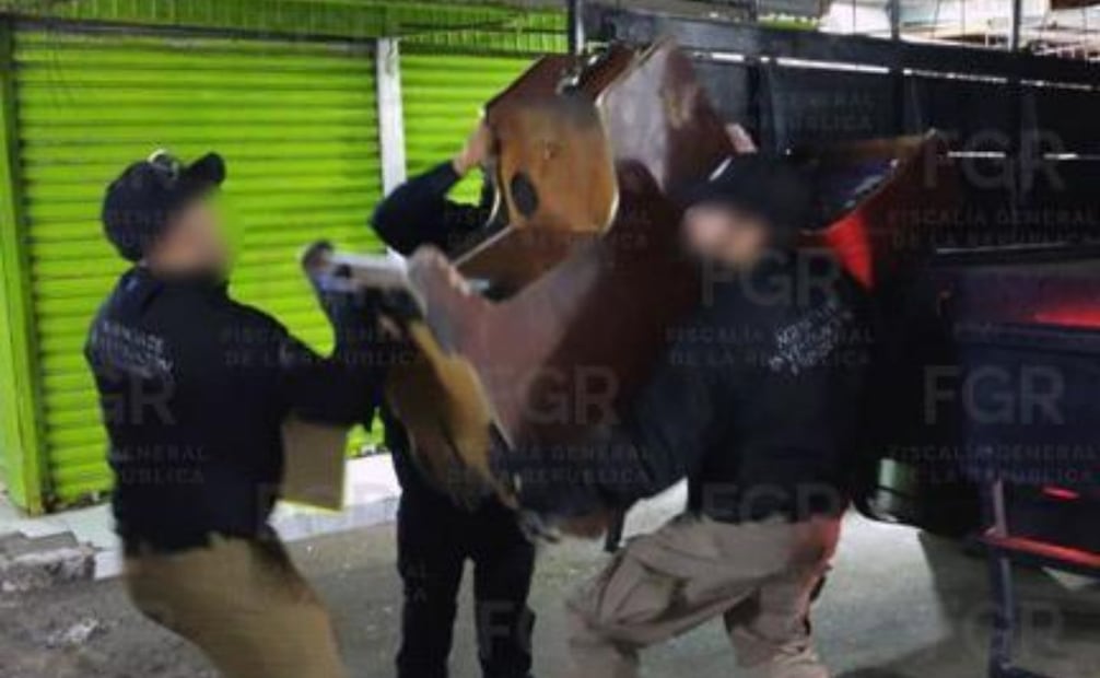 Máquinas aseguradas en Veracruz (04/03/2026). Foto: Especial