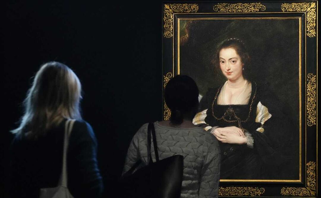 "Retrato de una dama", la obra maestra del siglo XVII de Peter Paul Rubens. Foto: AP/Czarek Sokolowski
