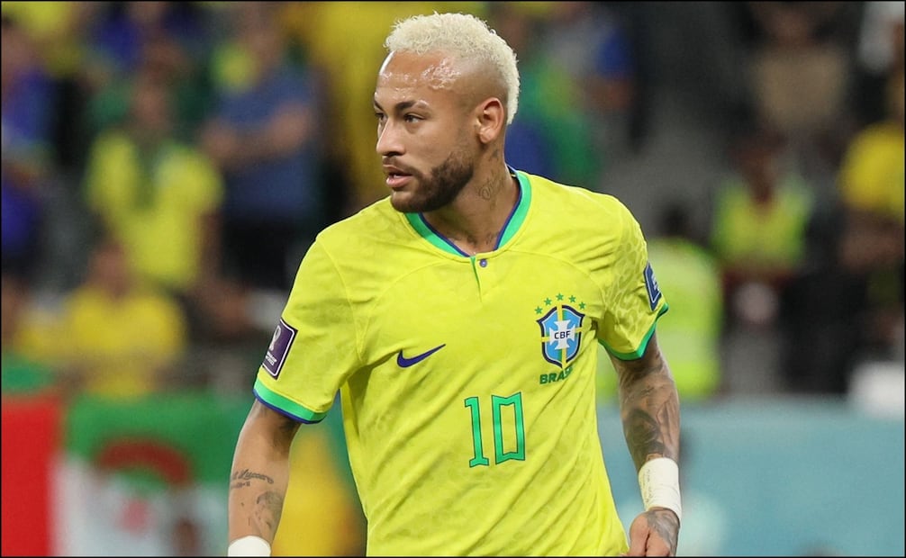 Neymar, durante un partido con la selección brasileña - Foto: AFP